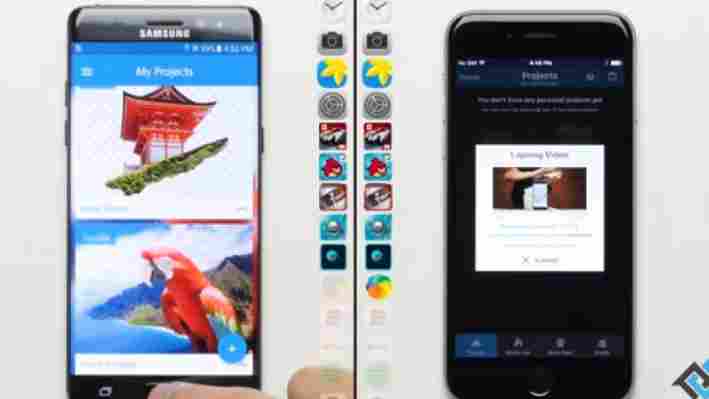 Test: iPhone 6S versus Galaxy Note 7. Cel mai rapid telefon – VIDEO