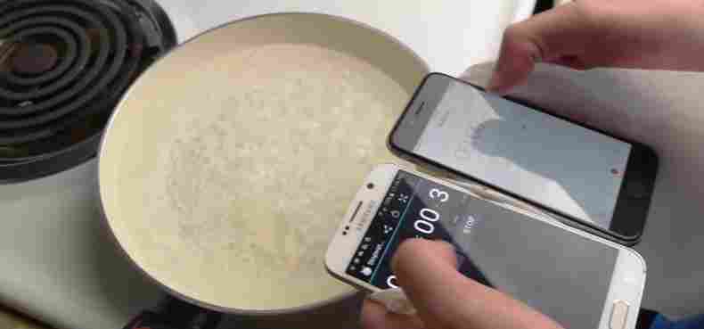 iPhone 6 și Samsung Galaxy S6 testul cu apă clocotită. Vor mai funcționa?