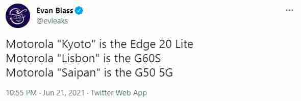 Motorola Edge 20 Lite, G60S și G50 5G se află în dezvoltare; Iată detalii despre terminale