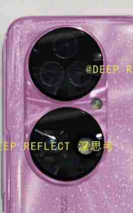 Huawei P50 apare într-o nouă fotografie reală, pe o nuanță sclipitoare de roz bombon cu bling-bling
