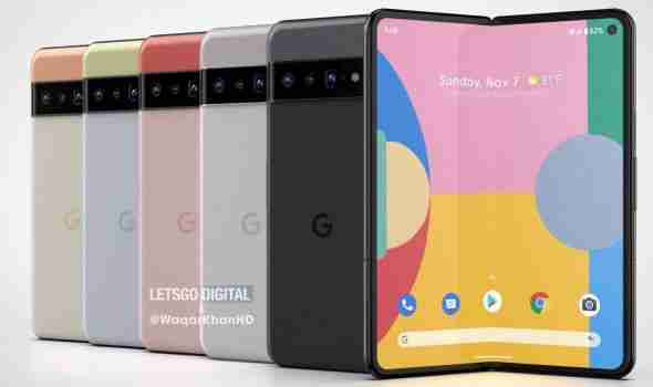 Pixel Fold, telefonul pliabil Google primeşte noi schiţe și randări concept; Ar avea ecran de 7.6 inch